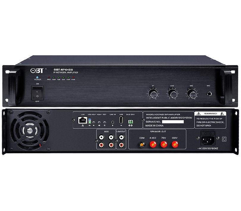 IPSIP網(wǎng)絡(luò)功放 OBT-NP6450